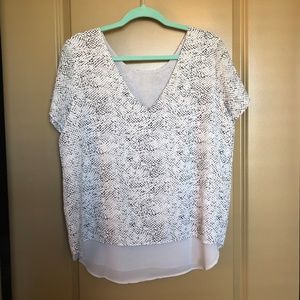 C & E - Gray and Black Blouse